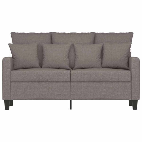 2-sitssoffa taupe 120 cm tyg