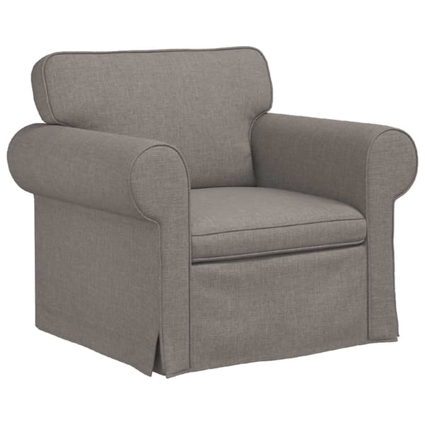 Soffset 2 pcs Taupe 175 x 82 x 80 cm tyg