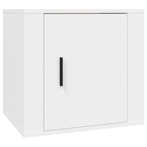 Sängbord 2 st vit 50x39x47 cm