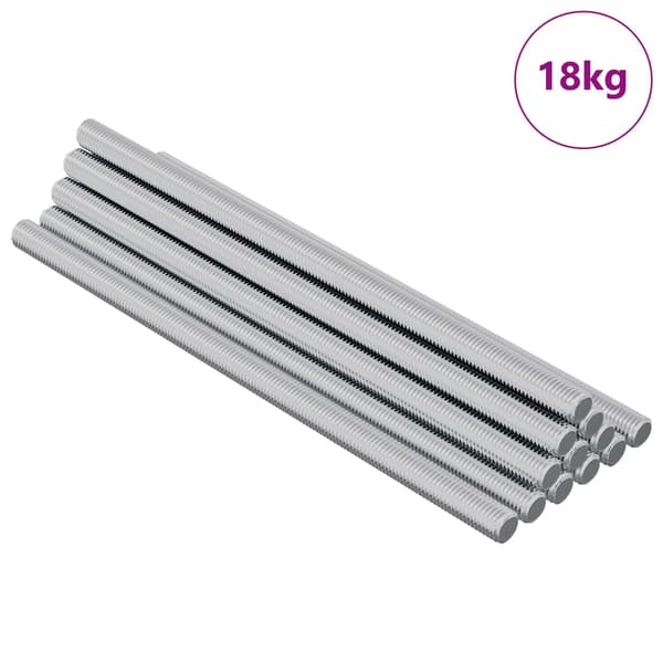 Gängat Rör 900 pcs Silver Stål
