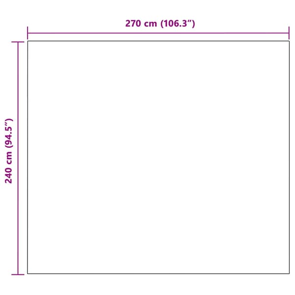 Filtar 6 pcs Svart 240 x 270 cm Fleece