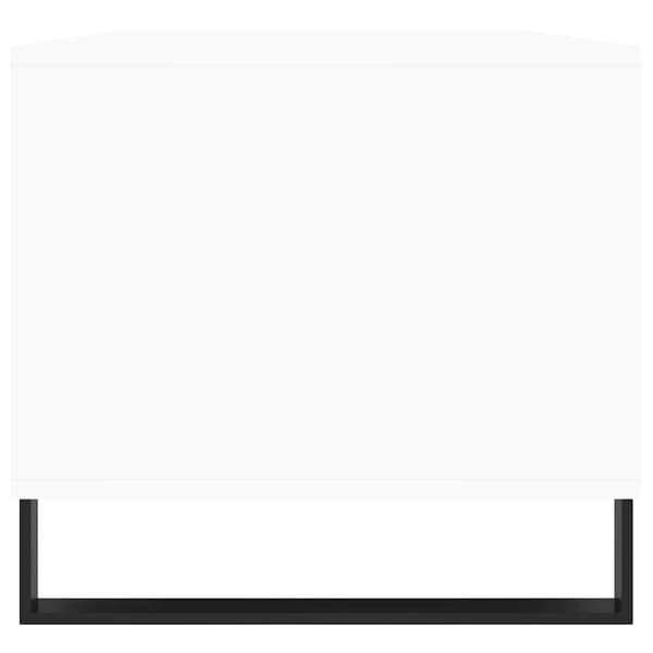 Soffbord vit 90x49x45 cm konstruerat trä