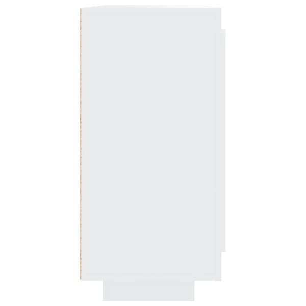 Skåp vit 92x35x75 cm konstruerat trä