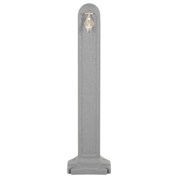 Vattenpost grå stenimitation