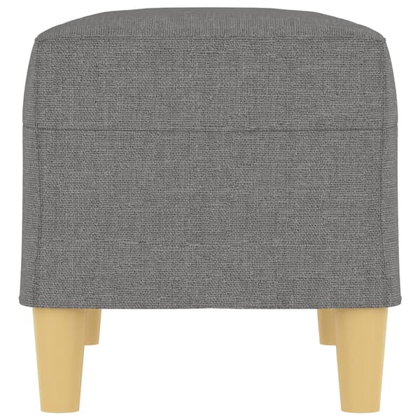 Bänk mörkgrå 70x35x41 cm tyg