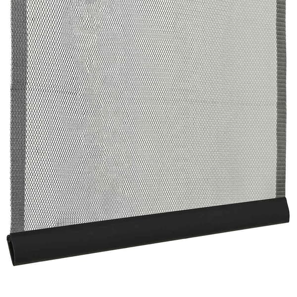 Insektsnät för dörr svart 100x220 cm polyester