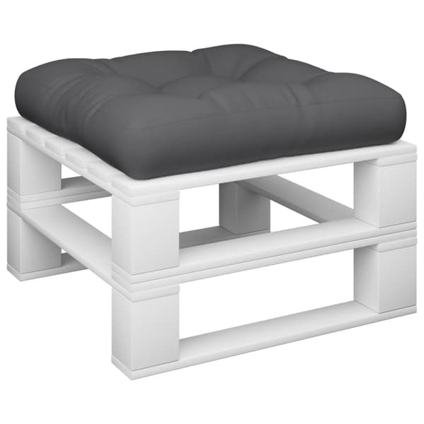 Palldyna antracit 50x50x12 cm tyg