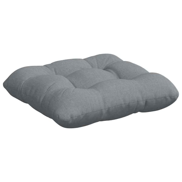 Sittkuddar 4 pcs Ljusgrå 45 x 45 x 12 cm tyg