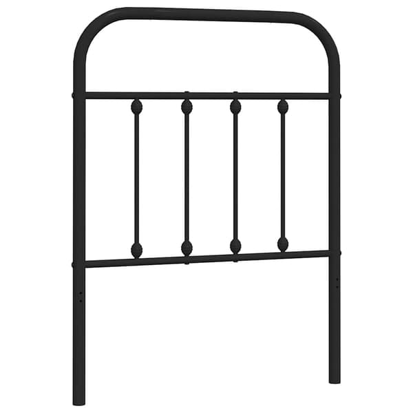 Ersättningsgavel metall svart 75 cm