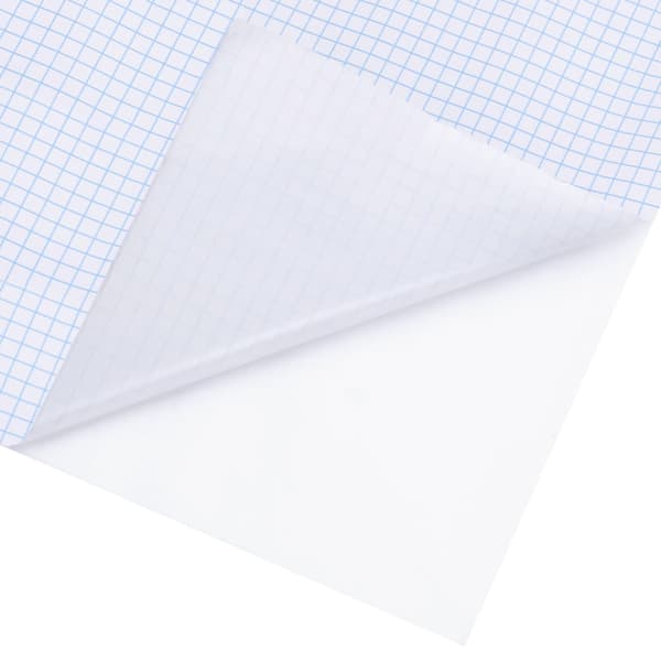 Möbeldekaler självhäftande vit marmor 90x500 cm PVC