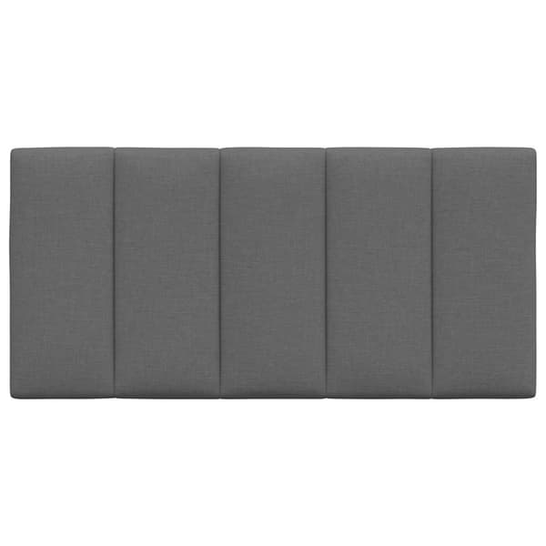 Headboard Cushion "Hanko" Dark Grey 100 cm Fabric