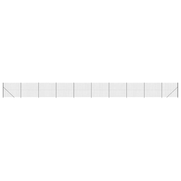 Stängsel med stolpsko antracit 1,6x25 m
