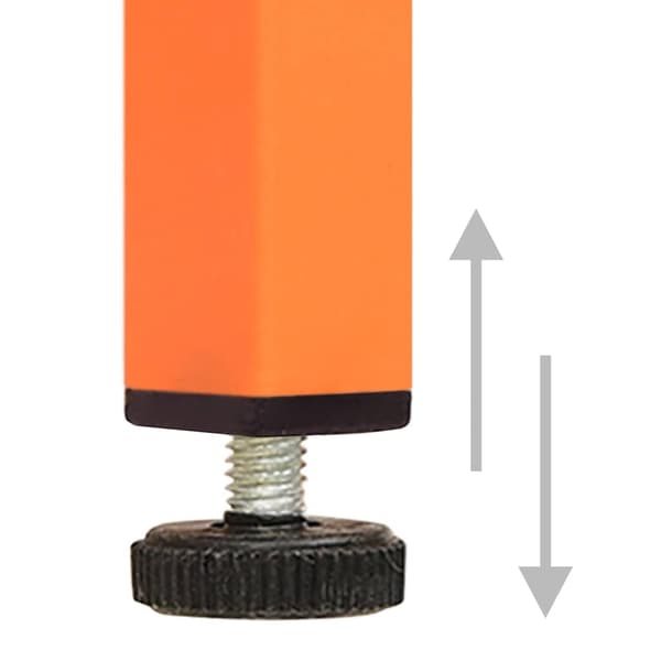 Garderob 90x50x180 cm Orange stål