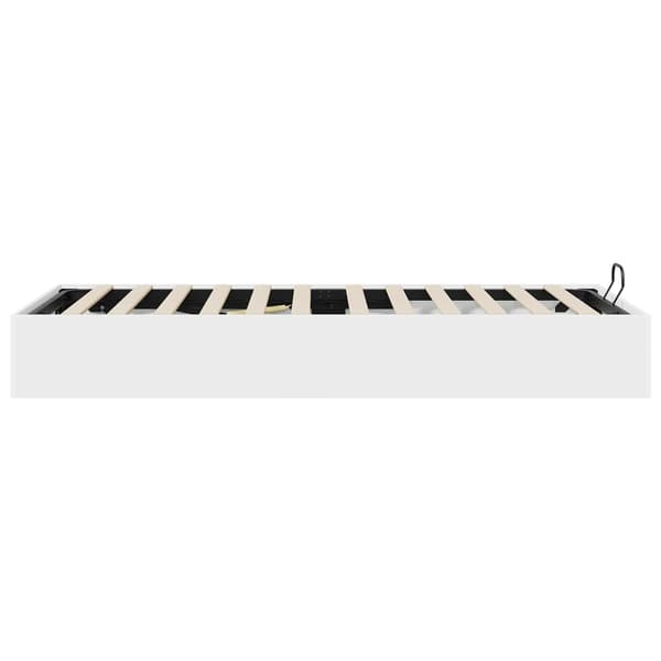 Ottoman Sängram Vit 193 x 90 x 25 cm Konstruerat trä