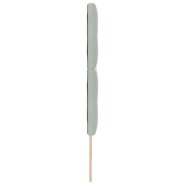 Huvudgavel Ljusgrå 180 cm Sammet