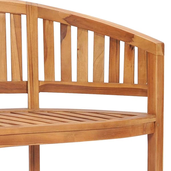 Bananbänk 151 cm massiv teak
