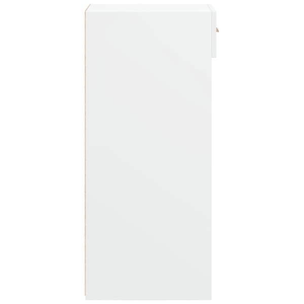 Skänk vit 30x42,5x93 cm konstruerat trä