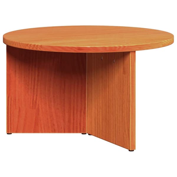 Kaffeebord 2 pcs Vaxbrun Massivt tallträ