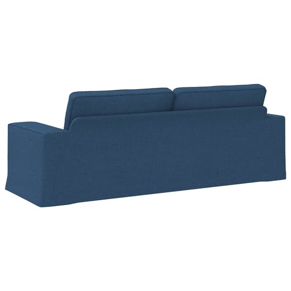 Soffa Blå 222 x 80 x 82 cm tyg