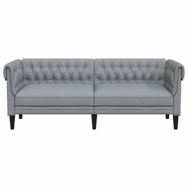 Soffa Ljusgrå 201,5 x 74,5 x 74,5 cm Polyester