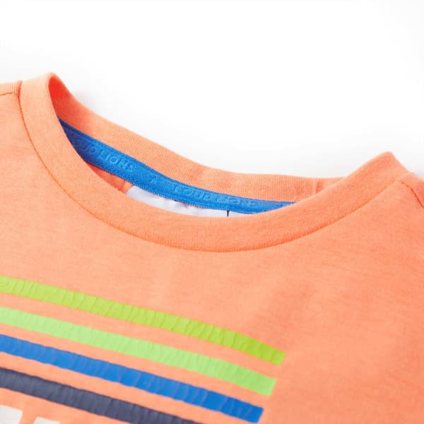 T-shirt för barn neonorange 140