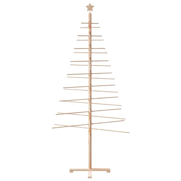 Julgran i trä 210 cm massiv furu