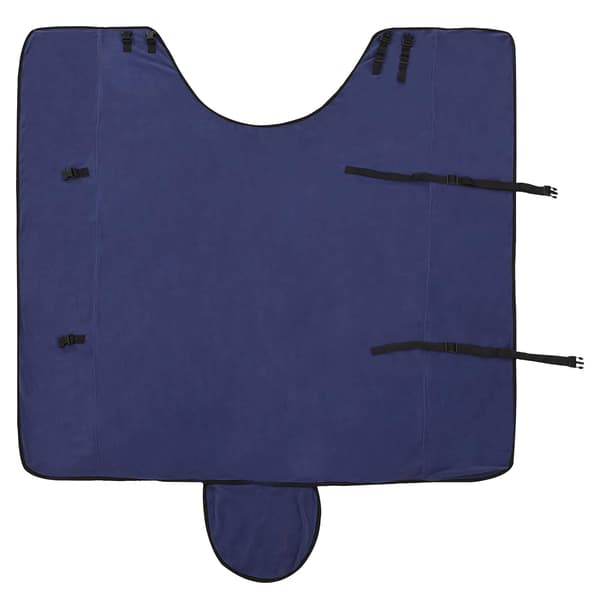 Hästdyna Mörkblå 165 cm Polyester Fleece