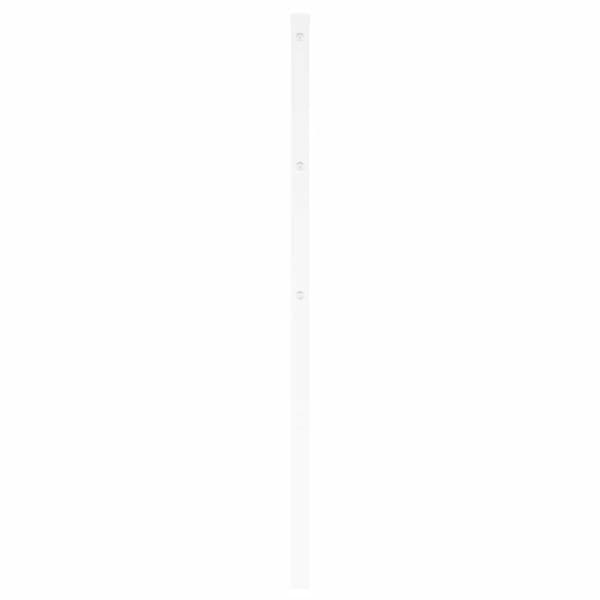 Ersättningsgavel metall vit 200 cm