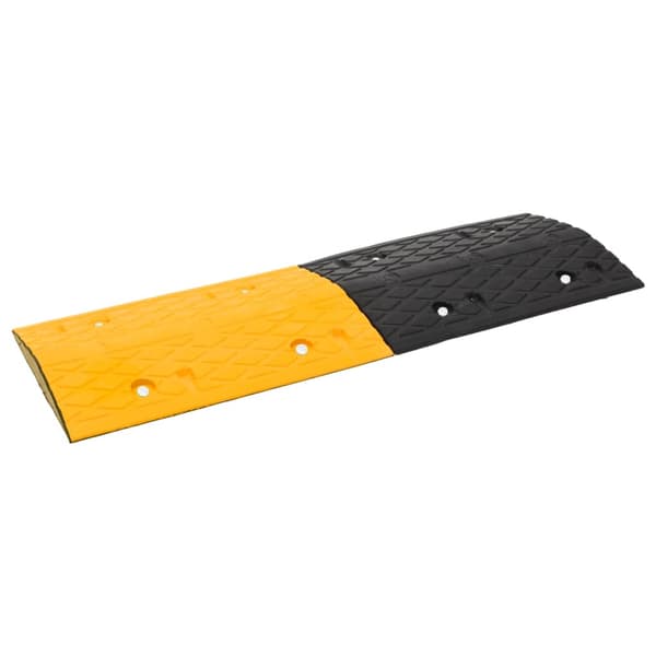Farthinder 3 st gul och svart 97x32,5x4 cm gummi