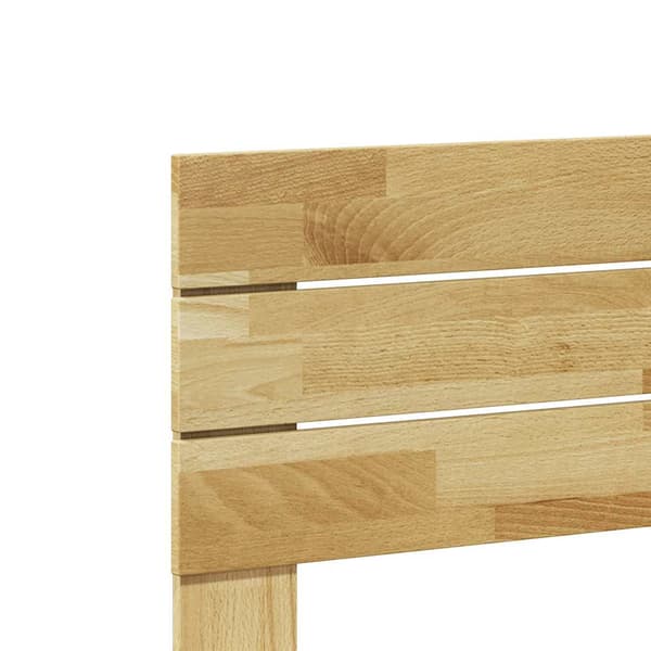 Sänggavel 140 cm massivt trä ek
