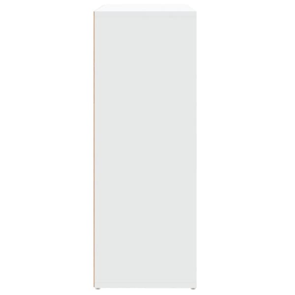 Skänkar 2 st vit 60x31x84 cm konstruerat trä