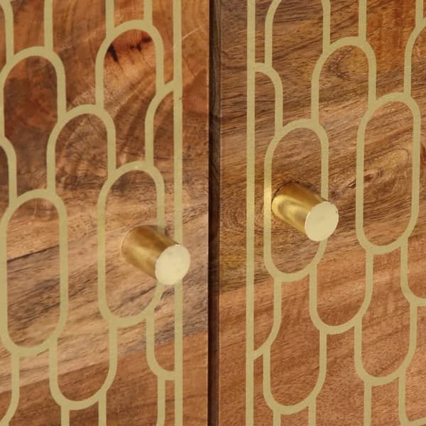 Soffbord 80x50x40 cm massivt mangoträ