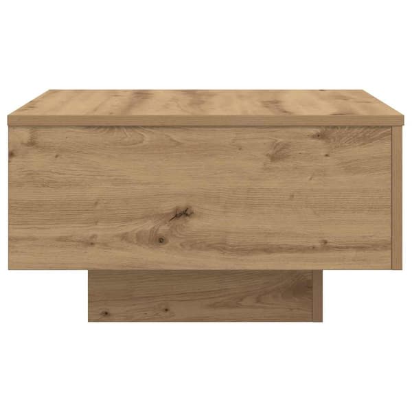 Artisan-ek 55 x 55 x 31 cm Konstruerat trä