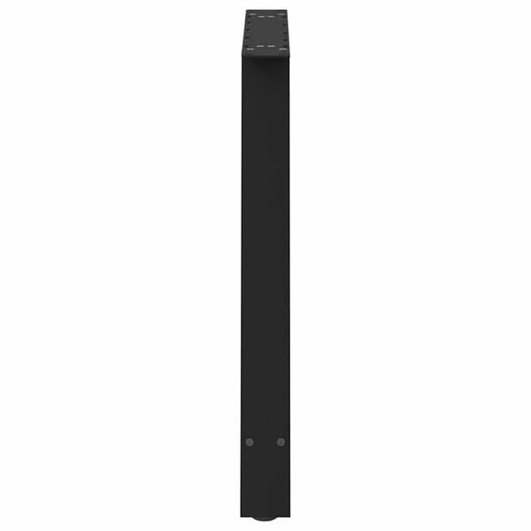Matbordsben A-formade 2 st svarta 100x(72-73) cm stål
