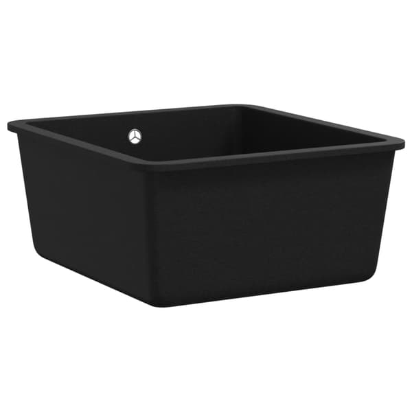 Diskho granit enkel svart