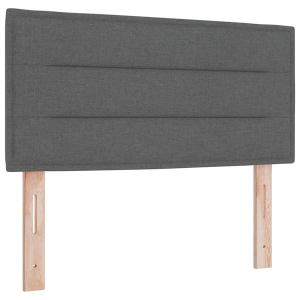 Huvudgavel Mörkgrå 80 cm tyg