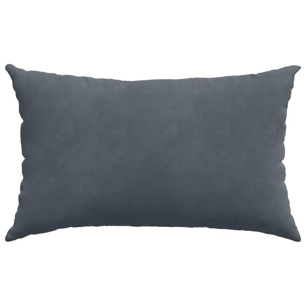 Sofakuddar 2 pcs Mörkgrå 50 x 30 cm Kordread tyg