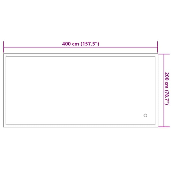 Vinter Pool Kudde Blå 380 x 180 x 140 cm PVC