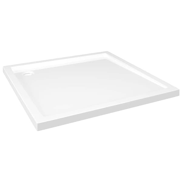 Duschkar fyrkantigt ABS vit 80x80 cm