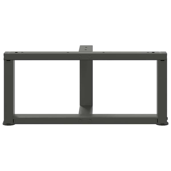 Soffbordsben T-formade 2 st antracit 60x25x(30-31) cm stål