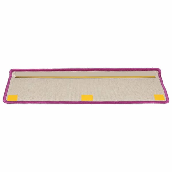 Trappmattor 30 st 65x21x4 cm violett rektangulär kant