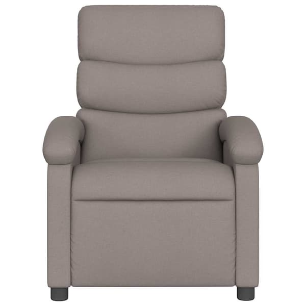 Reclinerfåtölj taupe tyg