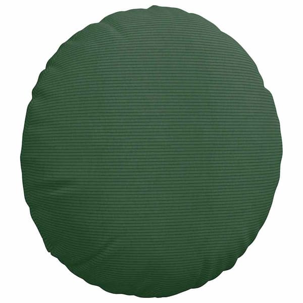 Sittkuddar 2 pcs Mörkgrön Ø50 x 19 cm Kordread tyg