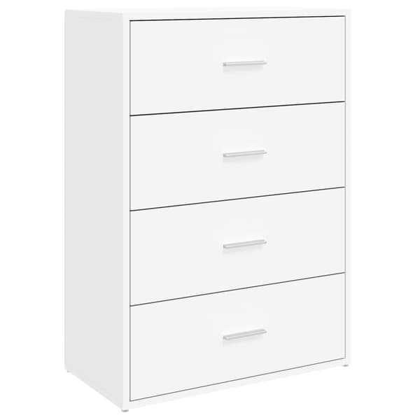 Skänkar 2 st vit 60x31x84 cm konstruerat trä