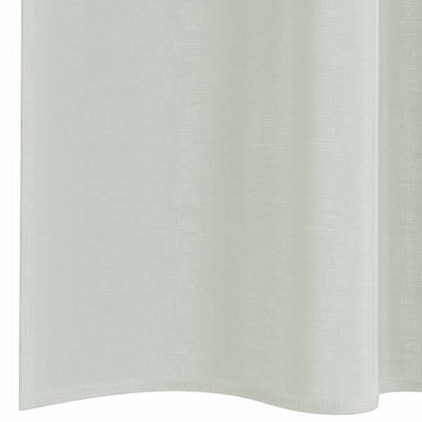 Voile gardiner med stångfickor 2 st ljusgrå