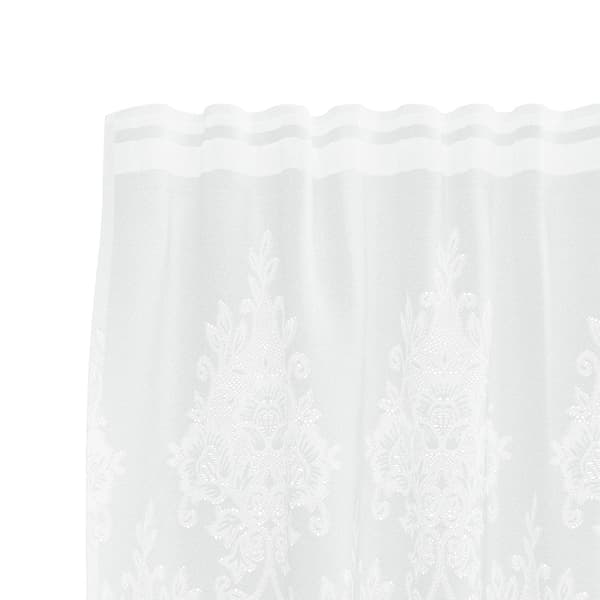 Spetsgardin Vit 260 x 300 cm Polyester