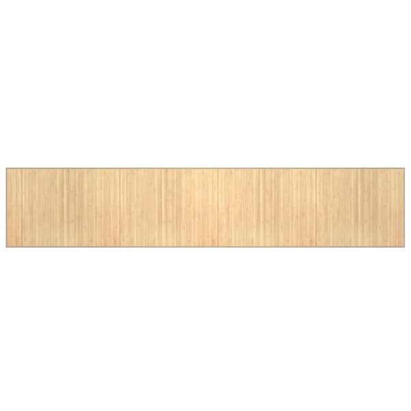 Matta rektangulär ljus naturlig 80x400 cm bambu