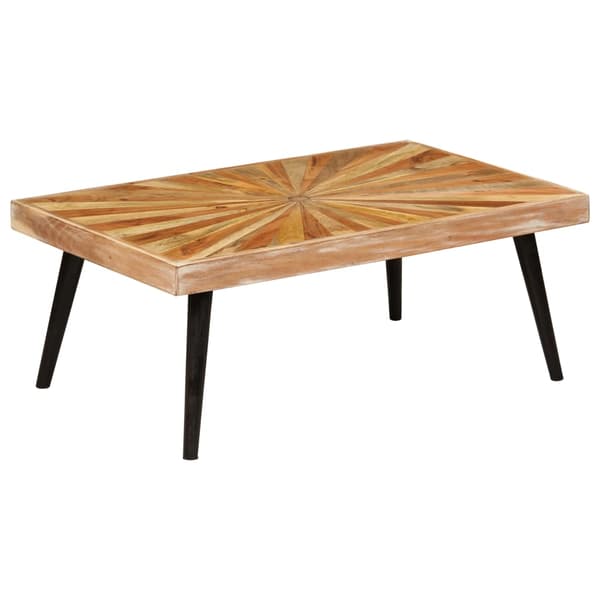 Soffbord massivt mangoträ 90x55x36 cm