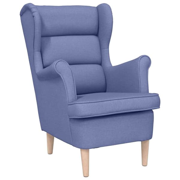 Fåtölj Jeans Blå 74x84x100 cm tyg