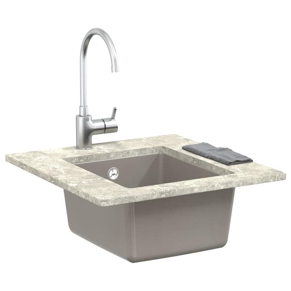 Diskho Grå 370 x 460 mm 80% Kvarts och 20% Resin